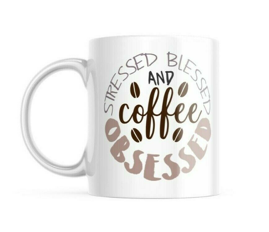 Coffee And Cardio Double-Sided Coffee Mug | 11-Ounce Coffee Cup Printed in  The USA | NI1007