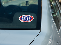 I'm A Drag Racing Uncle  4.5 Inch 2 Pack Racing Sticker Gift for yor Uncle