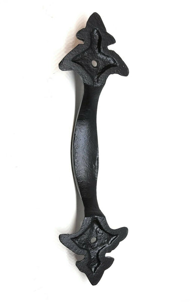 Pack of 10 Cast Iron Large & Fancy Antique Replica Drawer Pull/Barn Gate Handle
