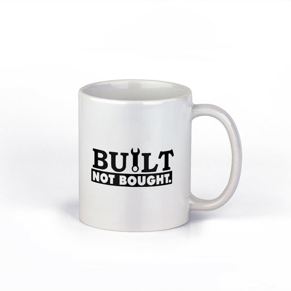 Built Not Bought Mechanic Coffee Mug | Wrench Turner Mug Gift | 11-Ounce Mug