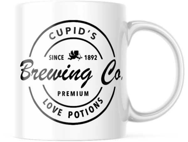 Cupid's Brewing Co.Cute Valentines Day 11 oz Coffee Mug Gift For Him or Her M863