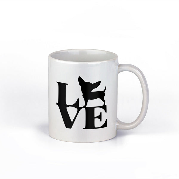 Love Chihuahuas Mug | Animal Love Ceramic Cup | 11-Ounce Coffee Mug | NI272