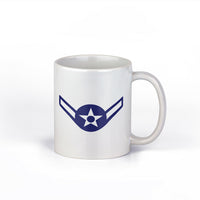 USAF E2 Airman Amn Air Force Ceramic 11 Ounce Coffee Mug