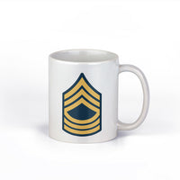 Army_Master Sergeant E8 Rank  Ceramic 11 Ounce Coffee Mug