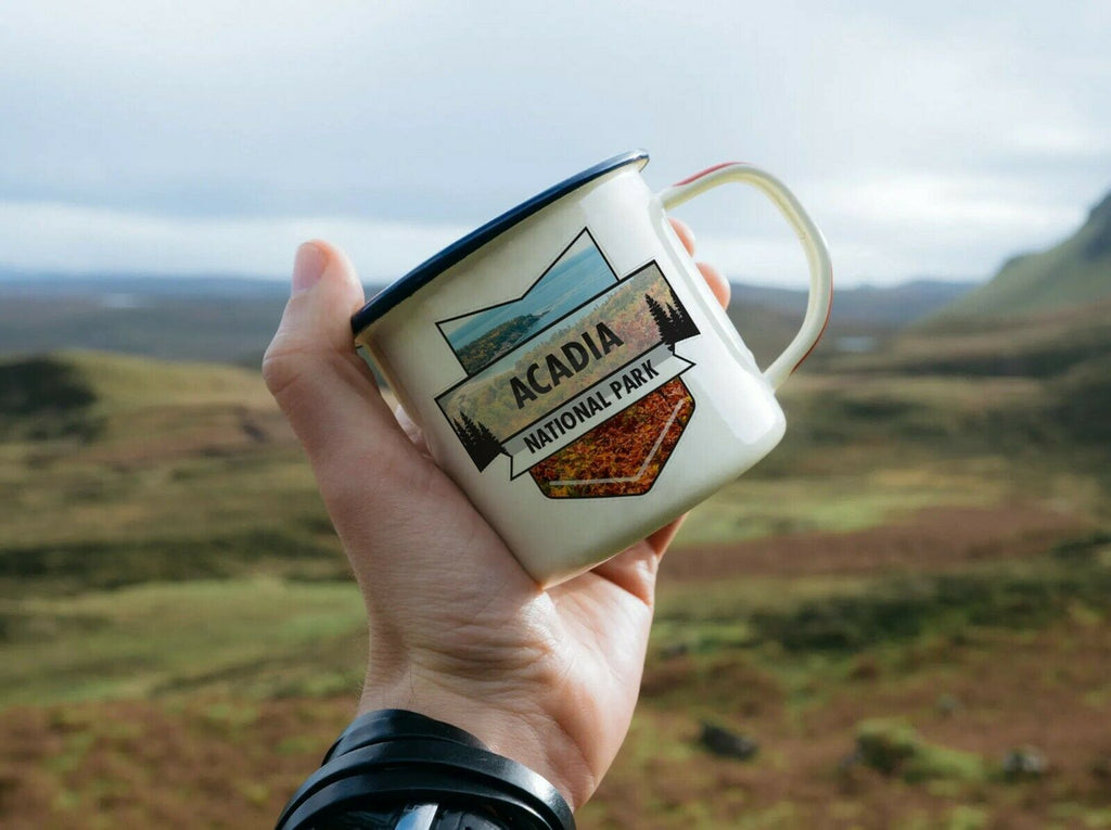 Adventure Awaits Camping Mugs Happy Campers Campfire Cup Enamel