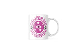 California Dreaming 11-Ounce White Ceramic Coffee Drink Mug M318