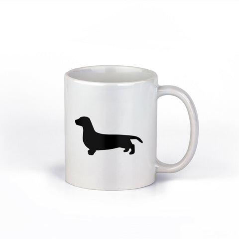 Dachshund Ceramic Coffee Mug | Wiener Dog Coffee Cup | Cute Mugs | 11-Ounce Mug