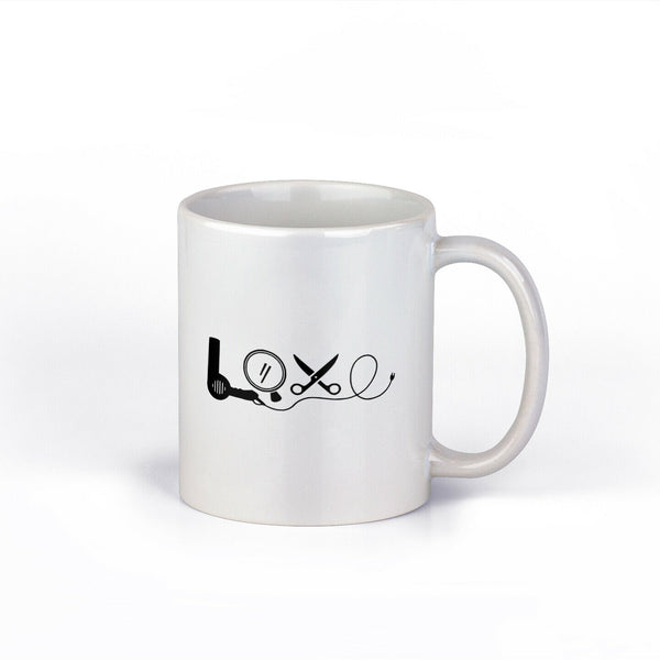 Love Cosmetologist Ceramic Coffee Mug | Cosmetology School Graduate Gift Idea