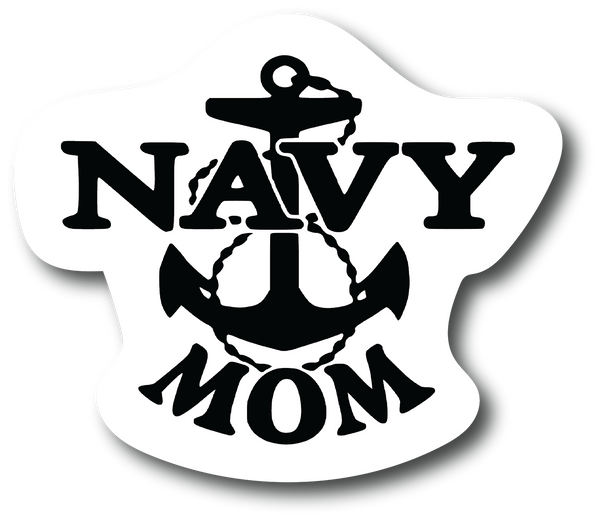 Navy Mom Decal Vinyl Sticker Graphics for Cars Trucks SUV | PSNI295 |