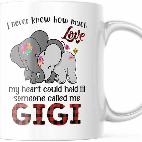 Coffee Mug 11 OZ White Mug For GIGI. Perfect Grandma Gift M795