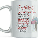 To My Husband I Love You 11 OZ Coffee Mug M802