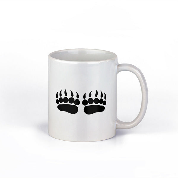 Bear Print Cup | Bear Ceramic Coffee Cup | 11-Ounce Coffee Mug | NI601