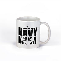 Navy Mom Coffee Mug | Navy Mom Ceramic Coffee Cup | 11-Ounce Coffee Mug | DD132