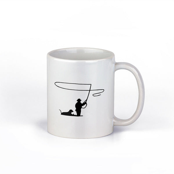 Adventurer Coffee Mug | Dog Partner Ceramic Coffee Cup | 11-Ounce Coffee Mug |