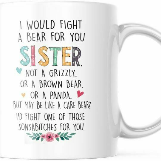 My Best Tea Cup Best Friend Mug. #Bestie. Cute Gift For Her Her 11OZ C –  Dave's Rustic Decor & More