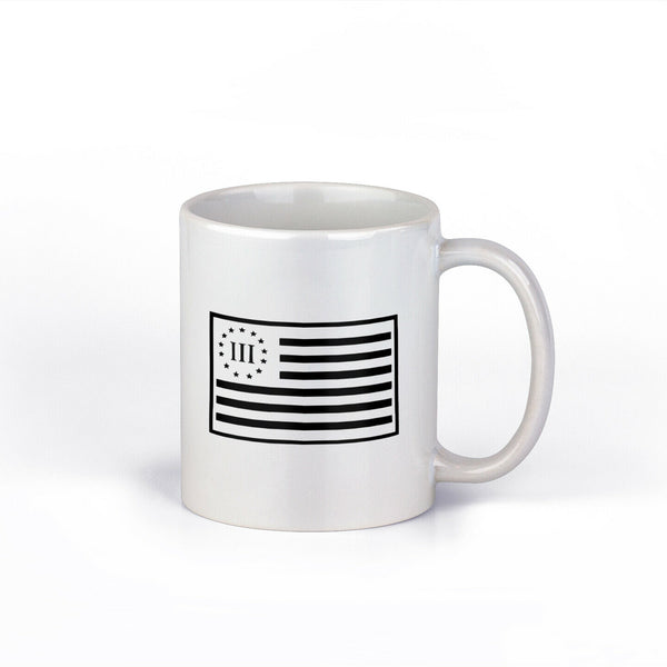 American Flag Mug | American Ceramic Coffee Cup | 11-Ounce Coffee Mug | NI278