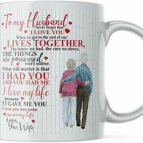 To My Husband I Love You 11 OZ Coffee Mug M802