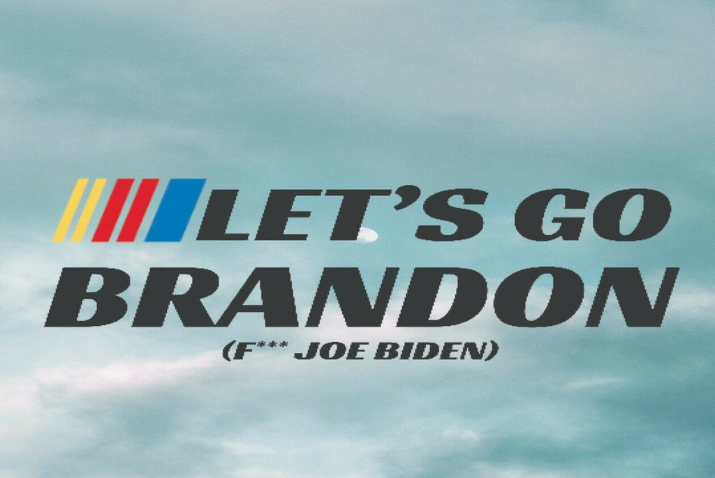 LET'S GO BRANDON metal print SIGN anti Biden funny weatherproof