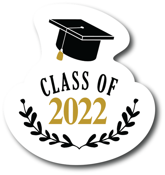 Class of 2022 Graduation 5 inch  Sticker Graphic - Auto, Wall, Laptop PS873