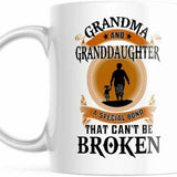 Grandma & Granddaughter 11 OZ Coffee Mug.  Bond That Can't Be Broken M834