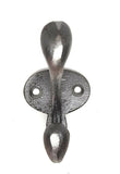 PACK OF 6 Old English Cast Iron Acorn 3" Hook ( expect some Minor Rust Stains)