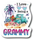 I Love Being Grammy 4.5 inch Decal Fashion Woman - Sticker Graphic - PS753