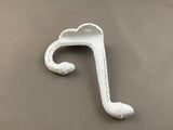 PACK OF 10 Antique Shabby Chic White Acorn Cast Iron Coat & Hat Hook