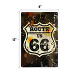 Travel Nostalgic Route 66 Vintage Tin Sign