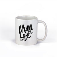 Mom Life Mug | Mom Life Ceramic Coffee Cup | 11-Ounce Coffee Mug | DD150