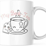 My Best Tea Cup Best Friend Mug. #Bestie. Cute Gift For Her Her 11OZ Coffee Mug