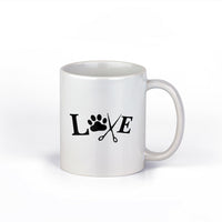 Love Animals Mug | Animal Grooming Ceramic Coffee Cup | 11-Ounce Coffee Mug |