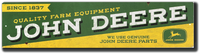 Street Sign John Deere Tractor Farm Equipment Tools Rustic 4 x 18 Replica