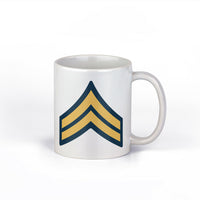 US Army - Corporal E-4 Rank  Ceramic 11 Ounce Coffee Mug