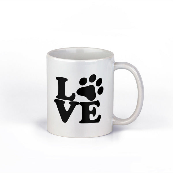 Love My Dog Ceramic Coffee Mug | Dog Mom or Dog Dad Coffee Cup