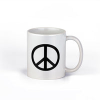 Peace Mug | Hippie Peace Ceramic Coffee Cup | 11-Ounce Coffee Mug | NI312