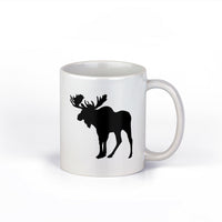 Moose Coffee Mug | Moose Ceramic Coffee Cup | 11-Ounce Coffee Mug | NI646