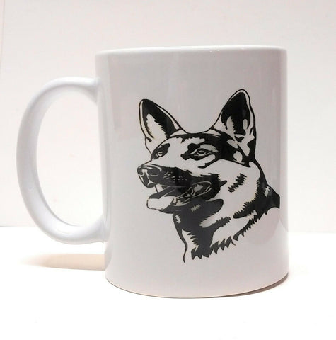German Shepard I love My Shepard  Ceramic Coffee Mug | Coffee Cup | Cute Mugs |