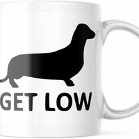 Funny Dachshund Weiner Cup Get Low Coffee Mug M761