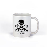 Molon Labe Coffee Mug | Come And Take Ceramic Coffee Cup | 11-Ounce Coffee Mug |