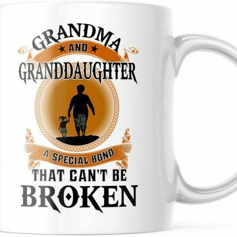 Grandma & Granddaughter 11 OZ Coffee Mug.  Bond That Can't Be Broken M834