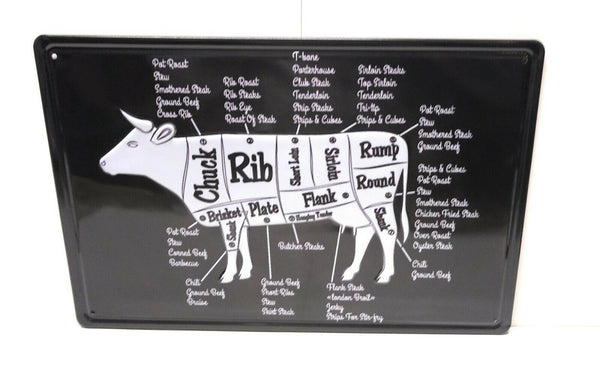 Eat Beef Parts, Beef Cuts Sign, Cattle Ranch, Ranch Signs, Cow Sign, Ranch Decor