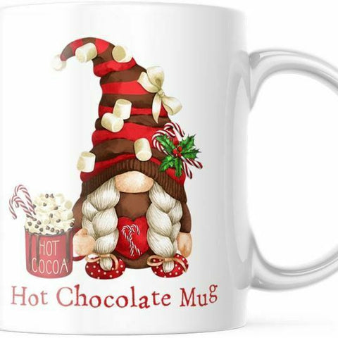 Cute Gnome This is My Hot Chocolate Mug. 11 Ounce Coffee Cup M844