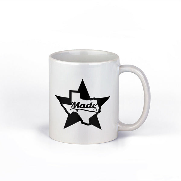 Made in Texas Lone Star Coffee Cup | 11-Ounce Ceramic Coffee Mug |