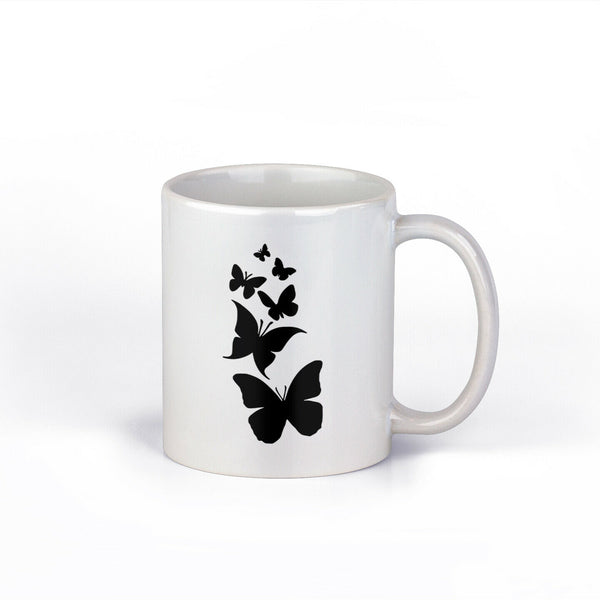 Butterflies Coffee Mug | Butterfly Gift Idea Coffee Cup | 11-Ounce Coffee Mug |