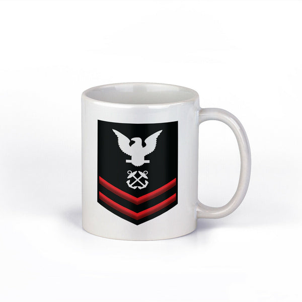 Navy E5 PO2 Petty Officeer 2nd Class Sleeve Ceramic 11 Ounce Coffee Mug