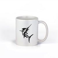 Swordfish Fishing Coffee Mug | Offshore Fisherman Ceramic Cup | 11-Ounce Mug |