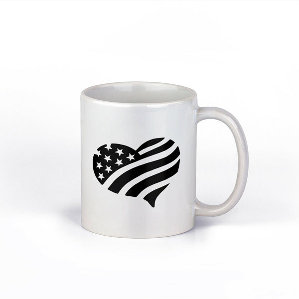 American Flag Coffee Mug | American Flag Design Ceramic Cup | 11-Ounce Mug