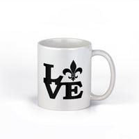 Love Louisiana Mug | Louisiana Ceramic Coffee Cup | 11-Ounce Coffee Mug | NI270