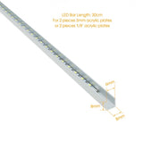 Dual Light Color LED Bar 5V USB Powered for 1 OR 2 Piece Acrylic Plate signs